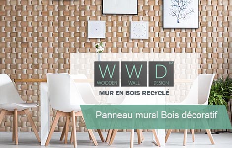 Panneau Mural Bois décoratif